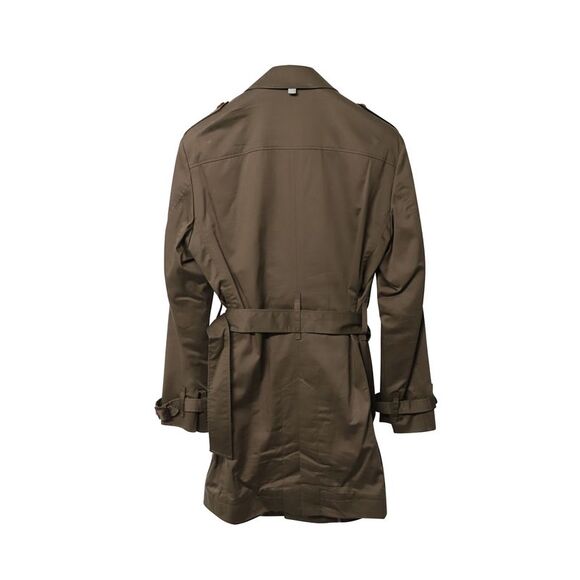 Boss Trench Coat in Tan Cotton - Picture 2 of 5